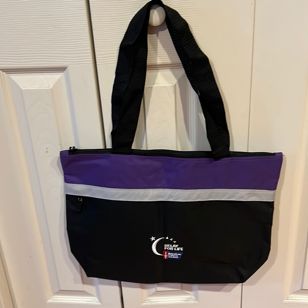 NWOT Relay For Life canvas bag